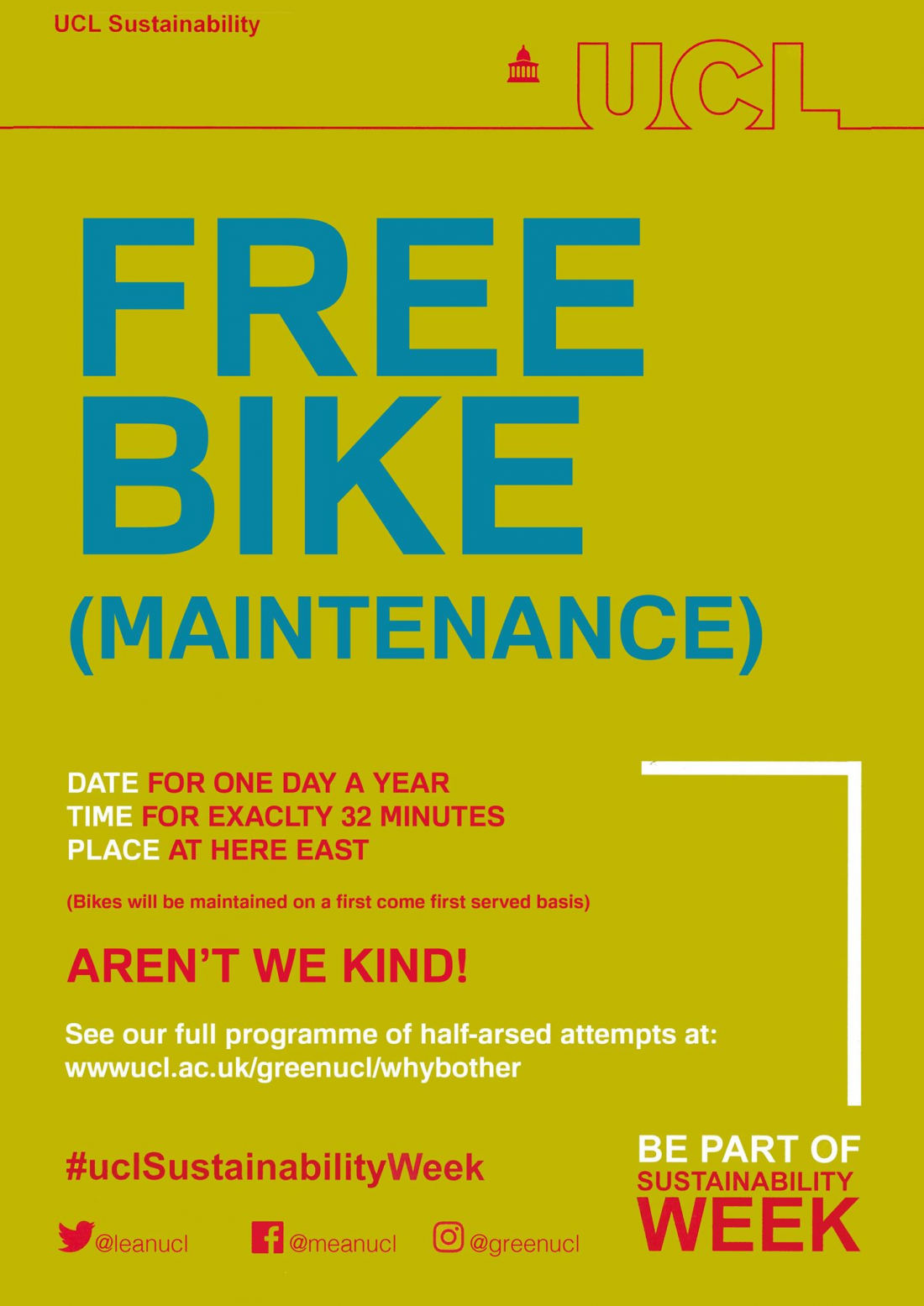 Free Bike Maintenance