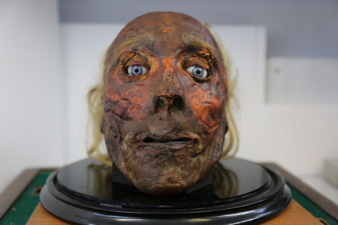 Giving head: Jeremy Bentham speaks