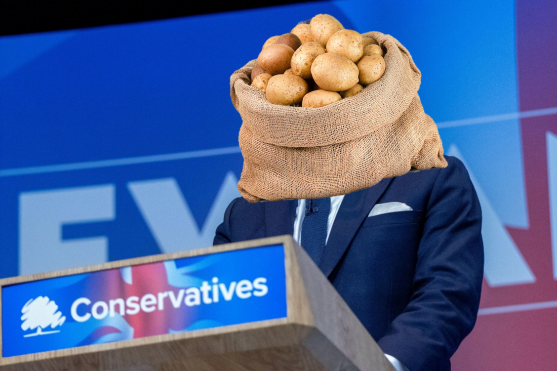 Sack of potatoes in pole position for Tory leader