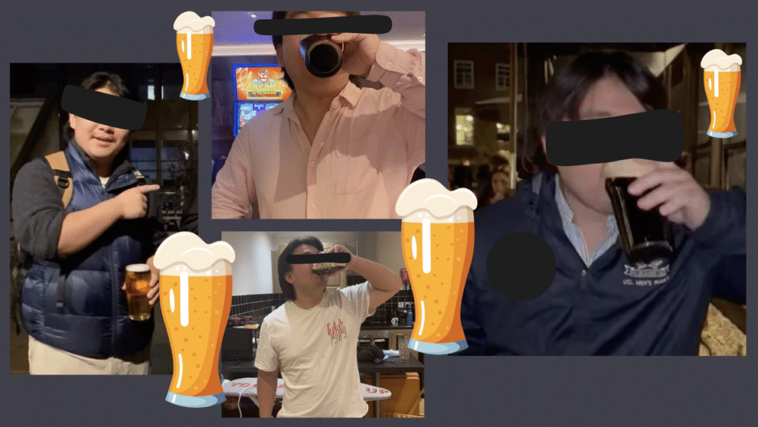 Down It, Fresher!: Students driven to alcoholism by deranged sportsman